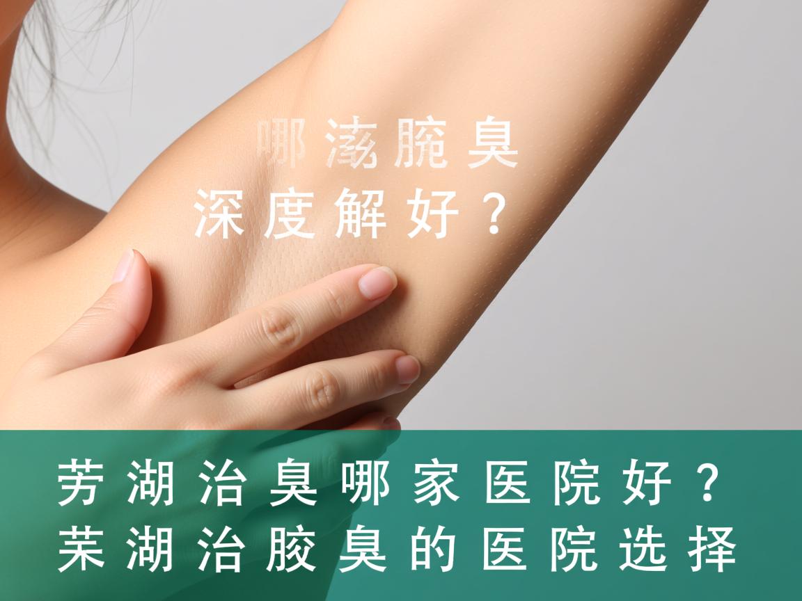 芜湖治腋臭哪家医院好？深度解析芜湖治腋臭的医院选择