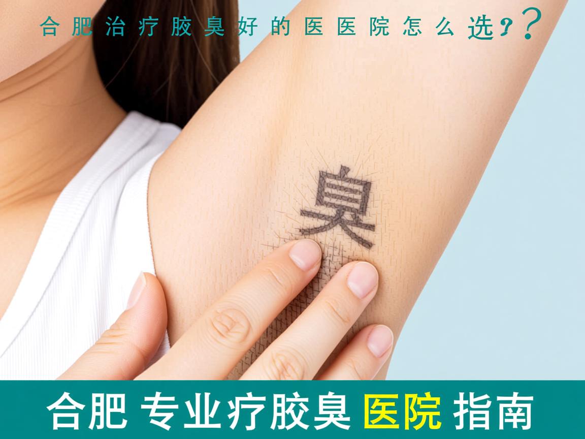合肥治疗腋臭好的医院怎么选？合肥专业疗腋臭医院指南