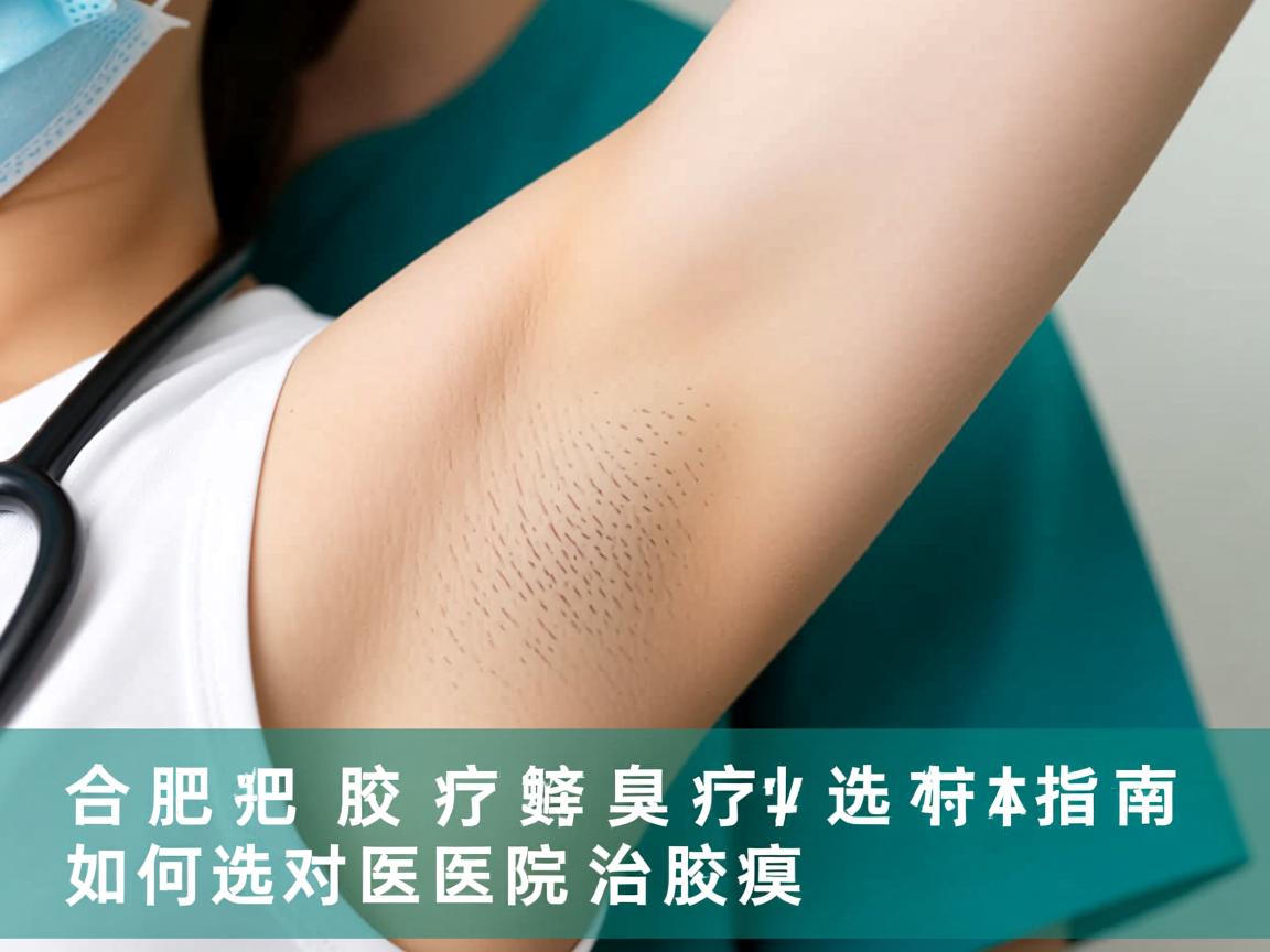 合肥腋臭诊疗选择指南，如何选对医院治好腋臭