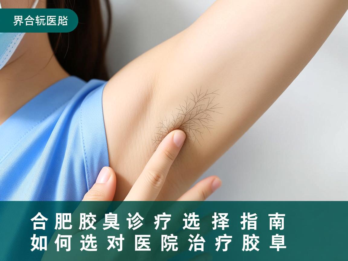 合肥腋臭诊疗选择指南，如何选对医院治好腋臭