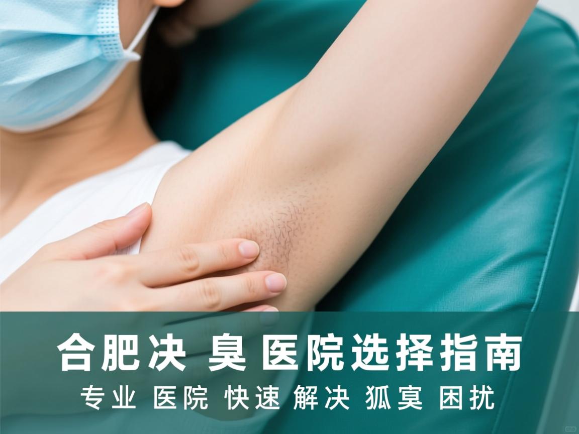 合肥解决狐臭医院选择指南，专业医院快速解决狐臭困扰