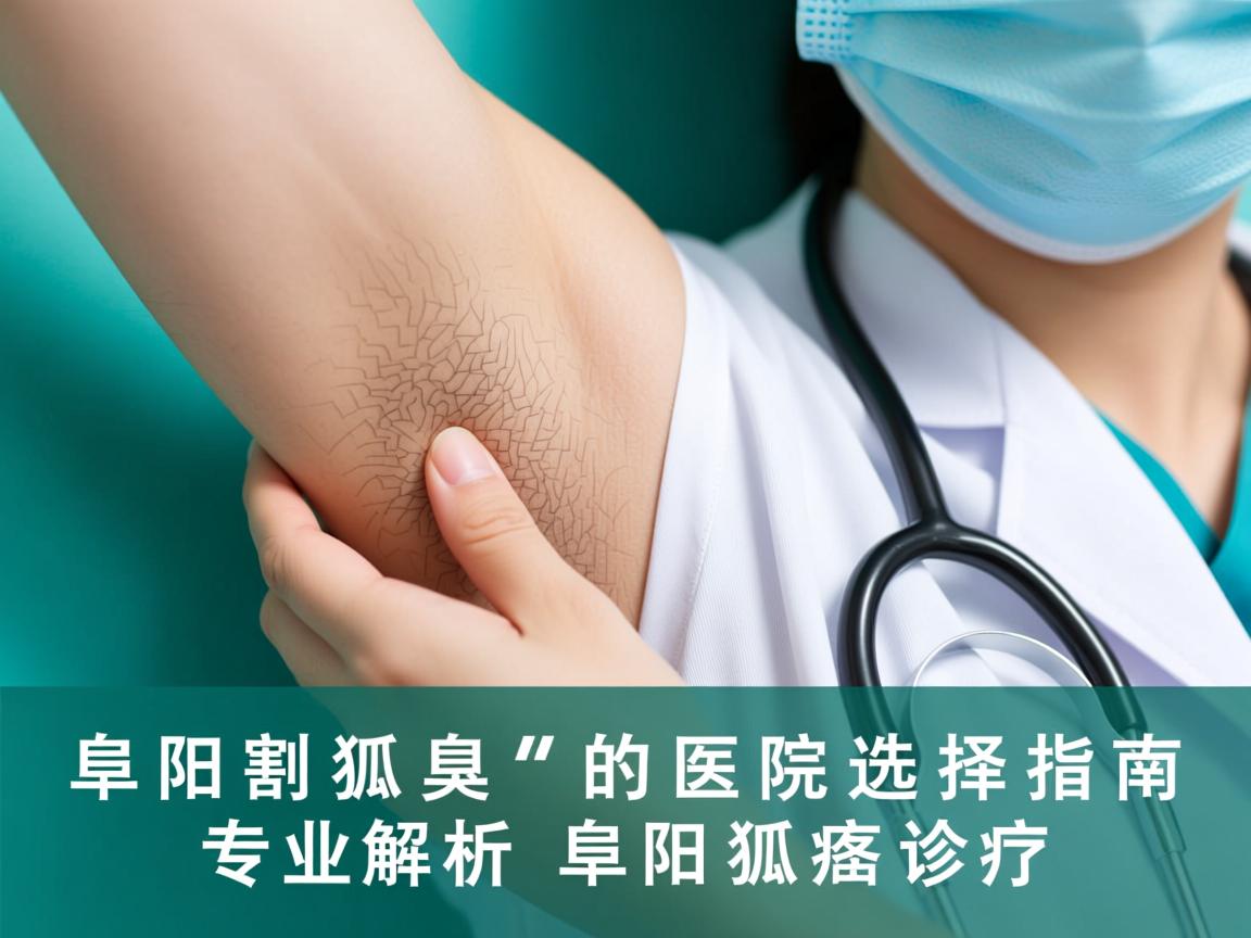 阜阳割狐臭的医院选择指南，专业解析阜阳狐臭诊疗