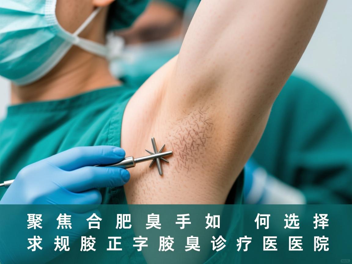 聚焦合肥腋臭手术，如何选择合肥正规腋臭诊疗医院