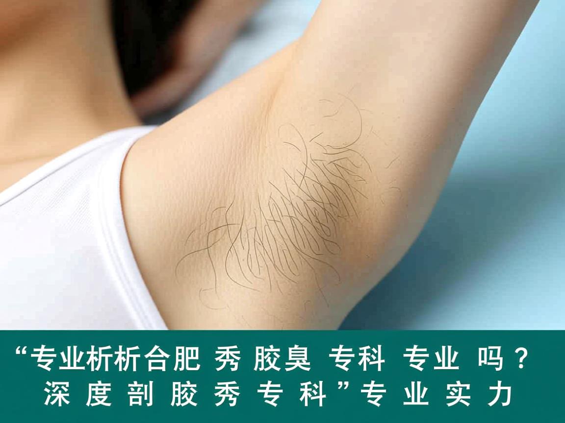 专业解析，合肥腋秀腋臭专科专业吗？深度剖析腋秀专科的专业实力
