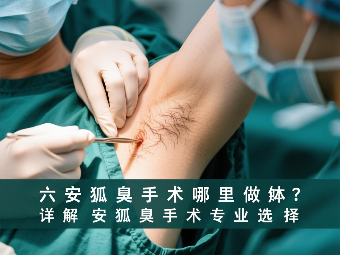 六安狐臭手术哪里做？详解六安狐臭手术专业选择