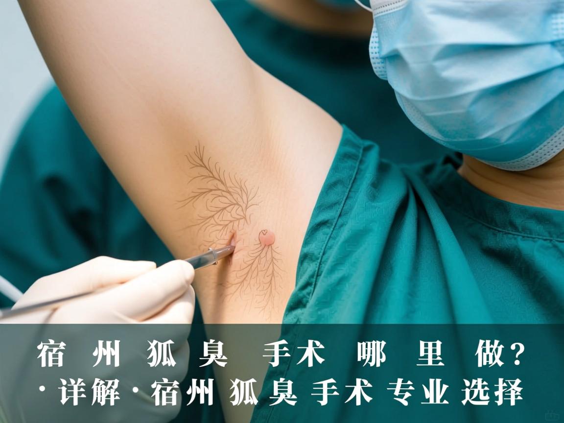 宿州狐臭手术哪里做？详解宿州狐臭手术专业选择