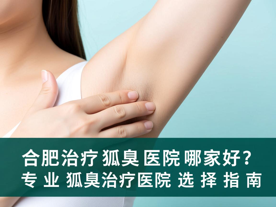 合肥治疗狐臭医院哪家好？专业狐臭治疗医院选择指南