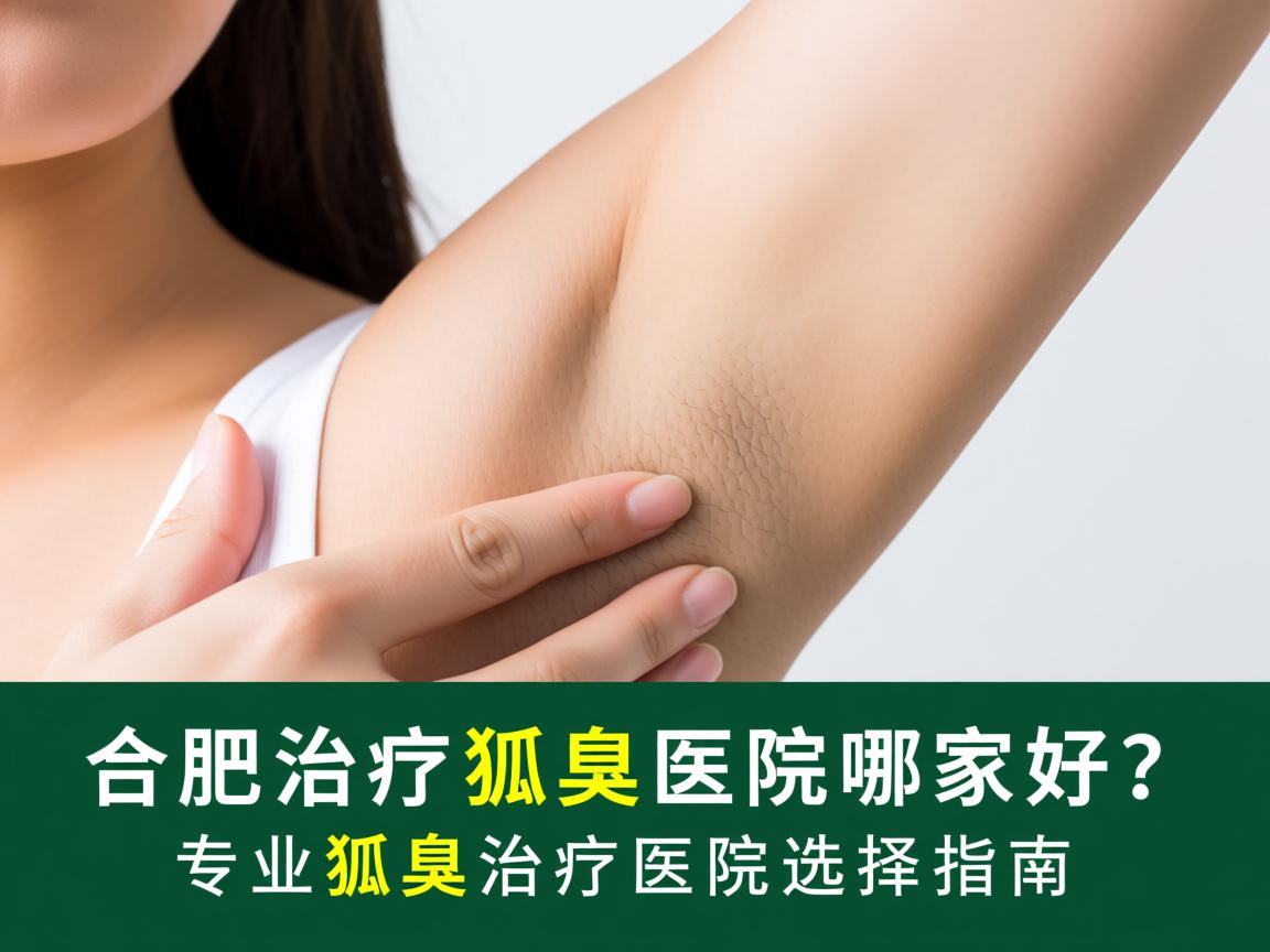 合肥治疗狐臭医院哪家好？专业狐臭治疗医院选择指南