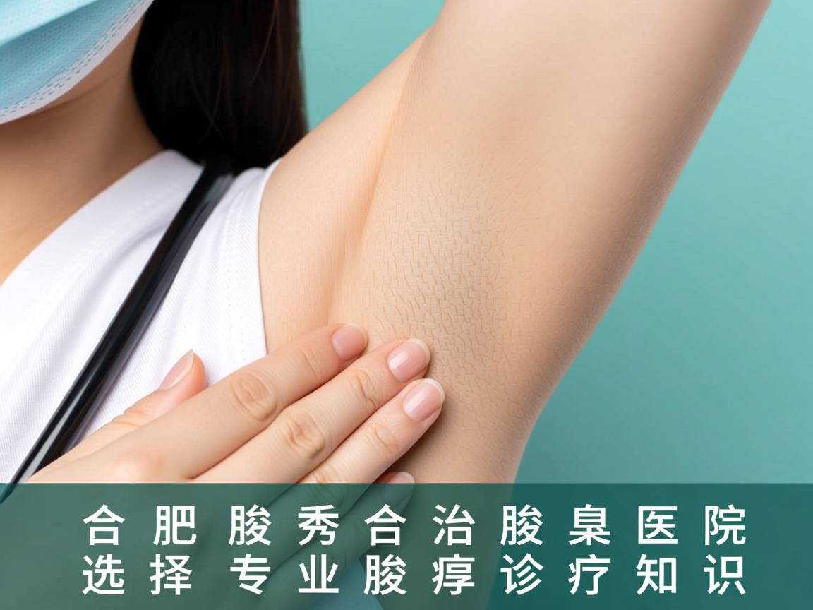 合肥腋秀解析，合肥治腋臭的医院选择与专业腋臭诊疗知识
