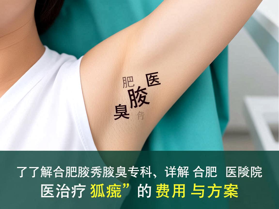 了解合肥腋秀腋臭专科，详解合肥腋秀医院治疗狐臭的费用与方案