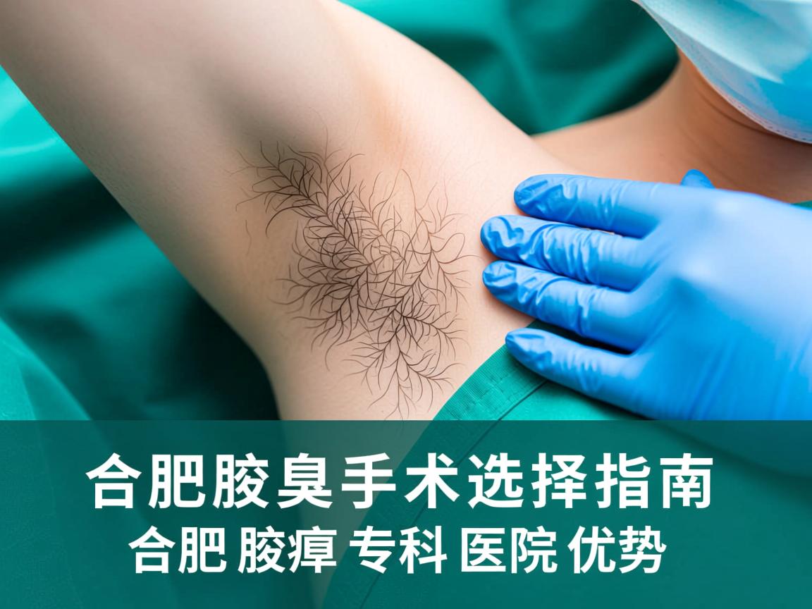合肥腋臭手术选择指南，详解合肥腋臭专科医院优势
