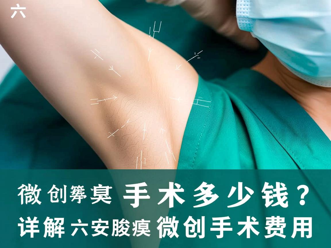 六安腋臭微创手术多少钱？详解六安腋臭微创手术费用