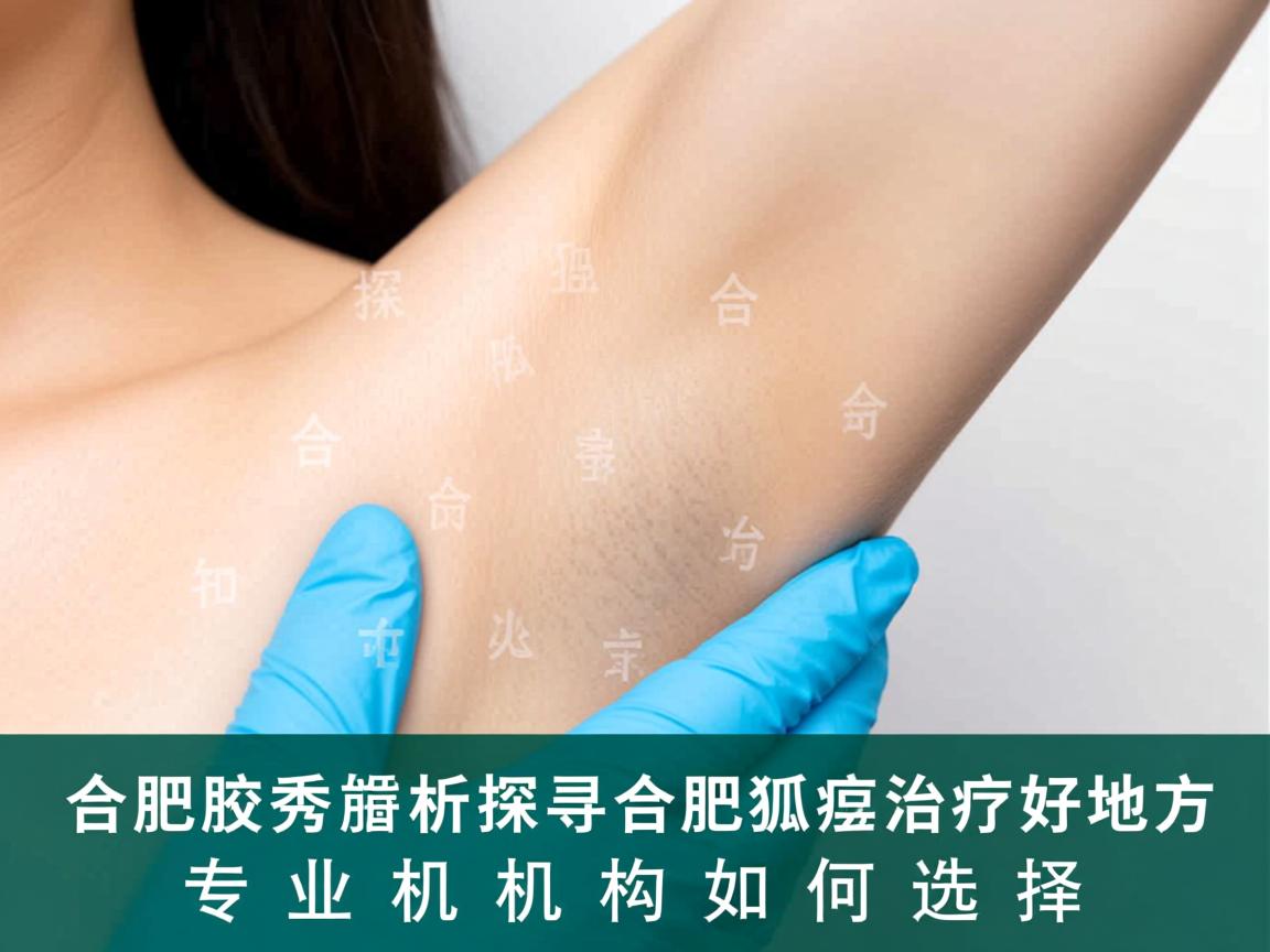 合肥腋秀解析，探寻合肥狐臭治疗好地方，专业机构如何选择