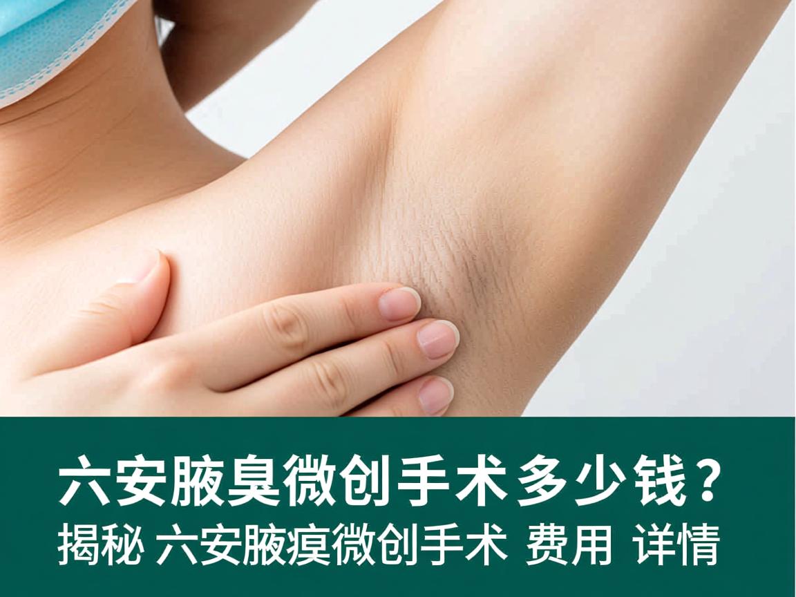 六安腋臭微创手术多少钱？揭秘六安腋臭微创手术费用详情
