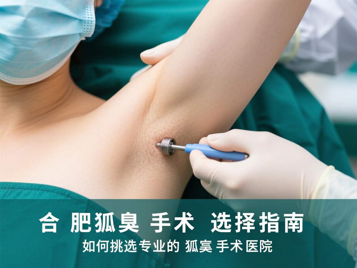 合肥狐臭手术选择指南，如何挑选专业的狐臭手术医院