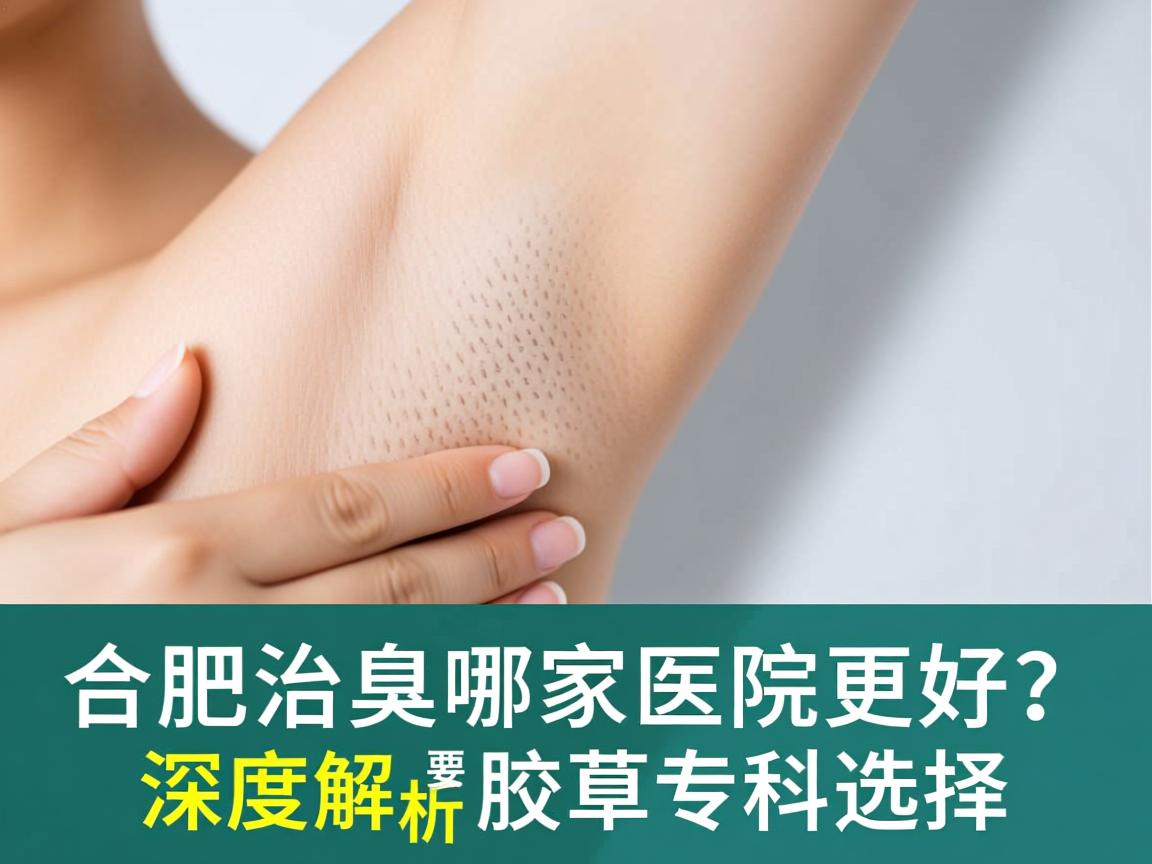 合肥治腋臭哪家医院更好？深度解析腋臭专科选择