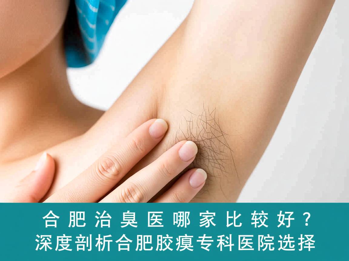合肥治腋臭医院哪家比较好？深度剖析合肥腋臭专科医院选择