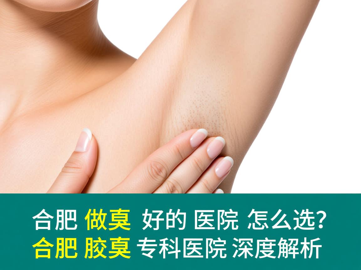 合肥做腋臭好的医院怎么选？合肥腋臭专科医院深度解析