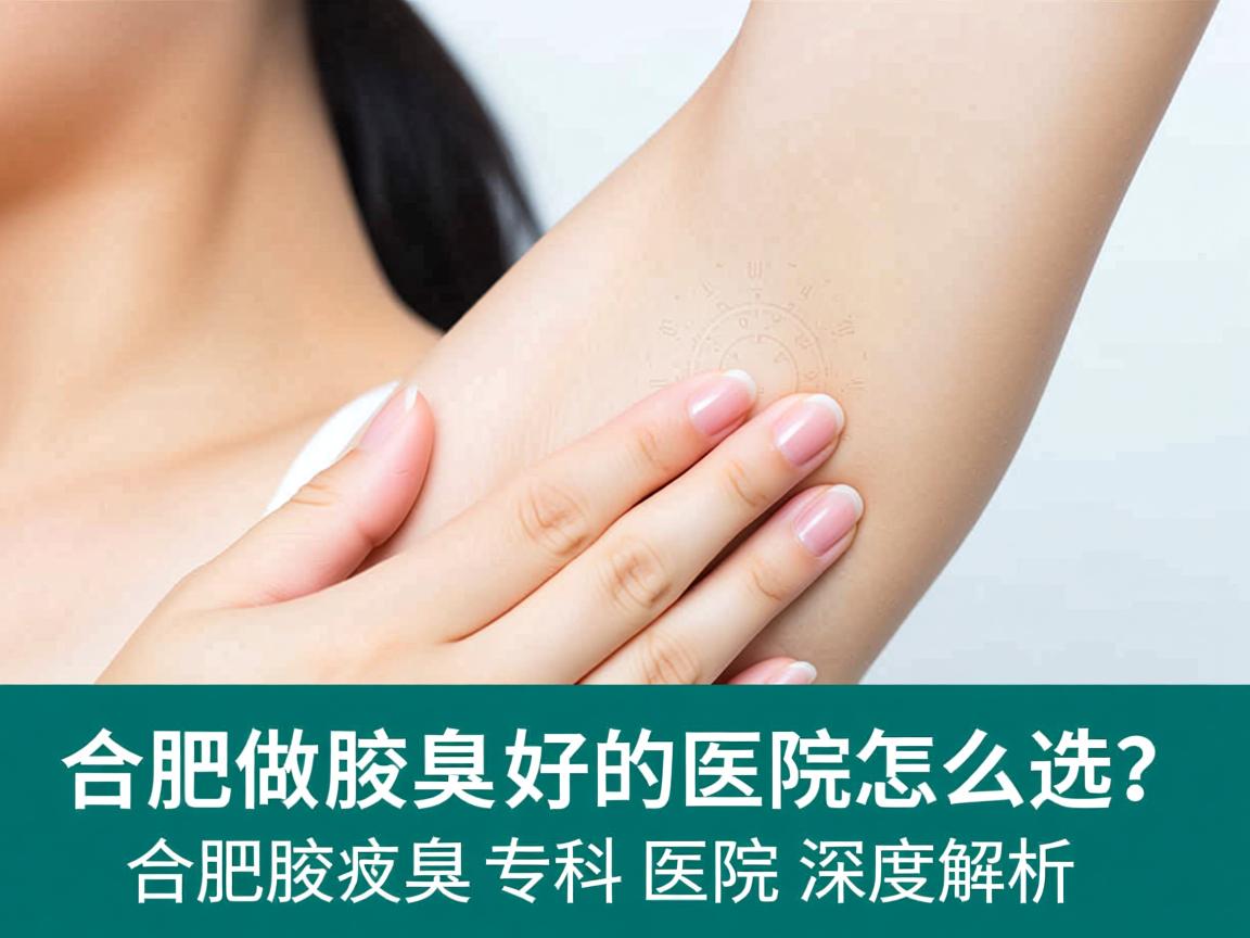 合肥做腋臭好的医院怎么选？合肥腋臭专科医院深度解析