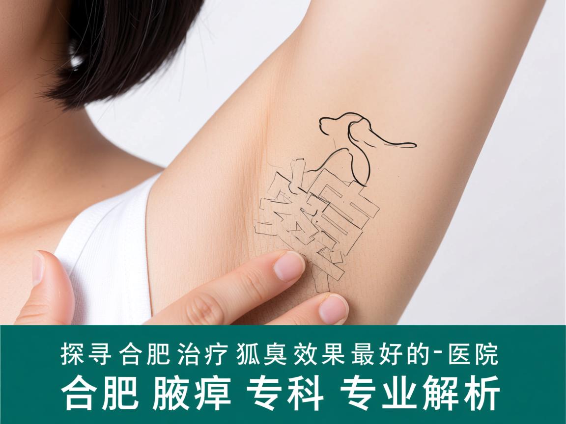 探寻合肥治疗狐臭效果最好的医院，合肥腋臭专科专业解析