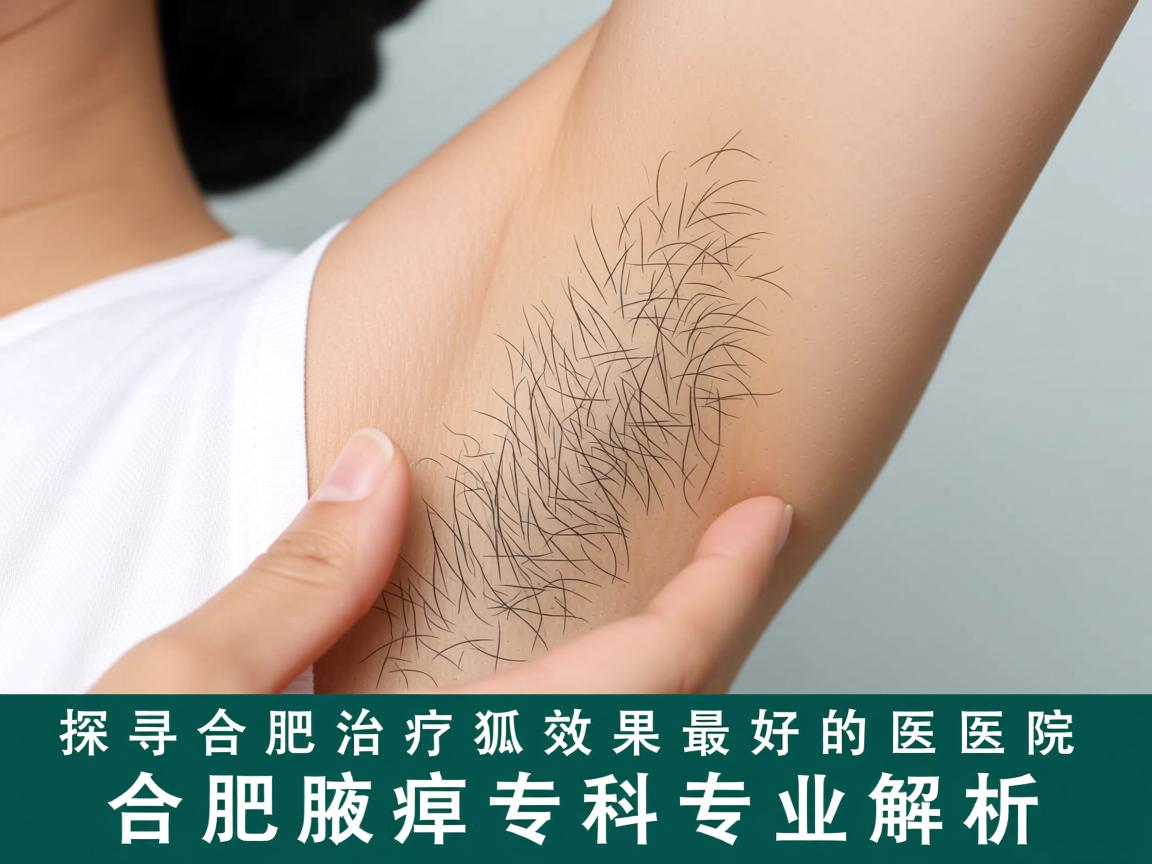探寻合肥治疗狐臭效果最好的医院，合肥腋臭专科专业解析