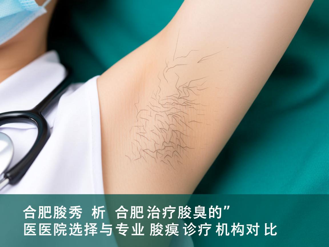 合肥腋秀解析，合肥治疗腋臭的医院选择与专业腋臭诊疗机构对比