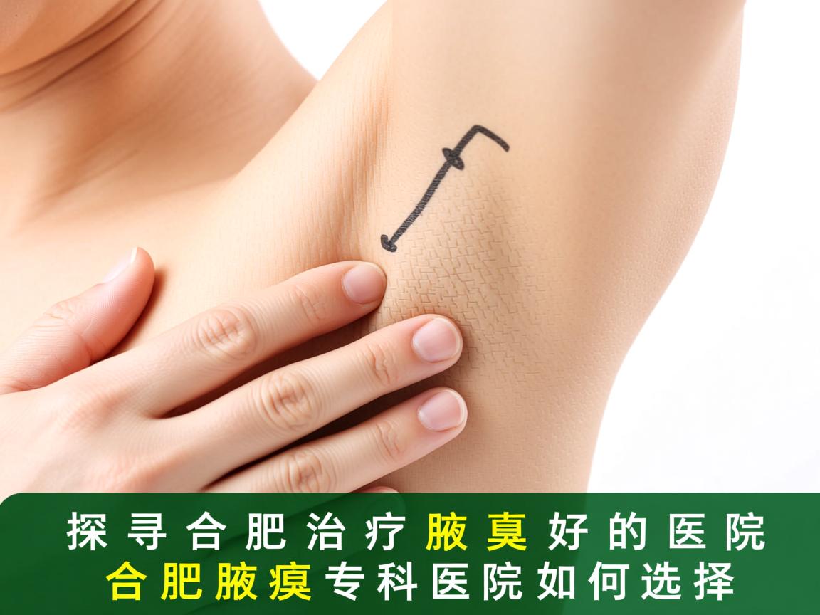探寻合肥治疗腋臭好的医院，合肥腋臭专科医院如何选择