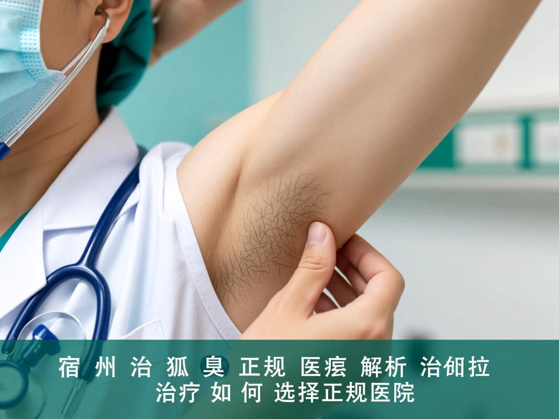 宿州治狐臭正规医院解析，宿州狐臭治疗如何选择正规医院