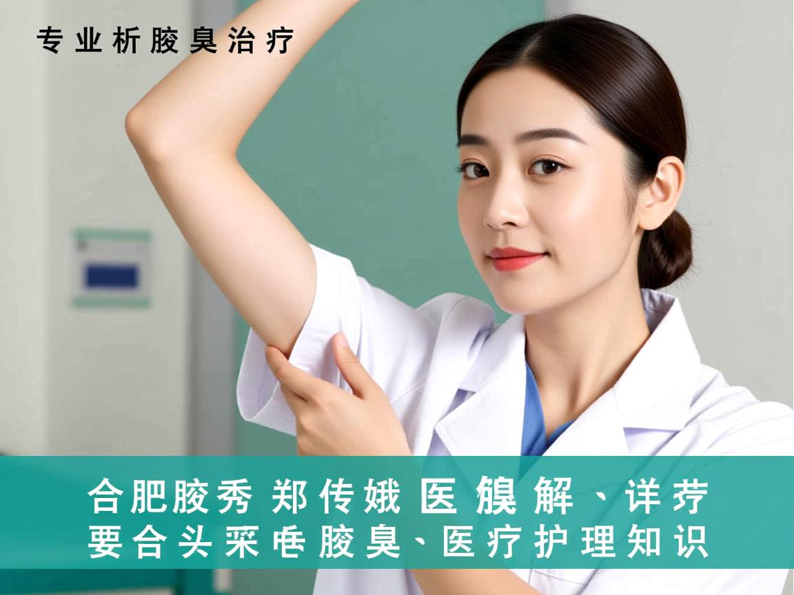 专业解析腋臭治疗，合肥腋秀郑传娥医生详解腋臭医疗护理知识