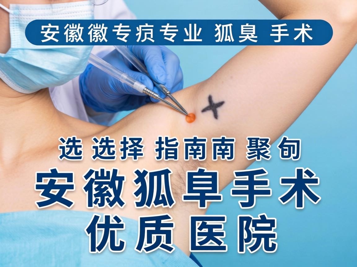 安徽专业狐臭手术选择指南,聚焦安徽狐臭手术优质医院 安徽专业狐臭手术选择指南,聚焦安徽狐臭手术优质医院