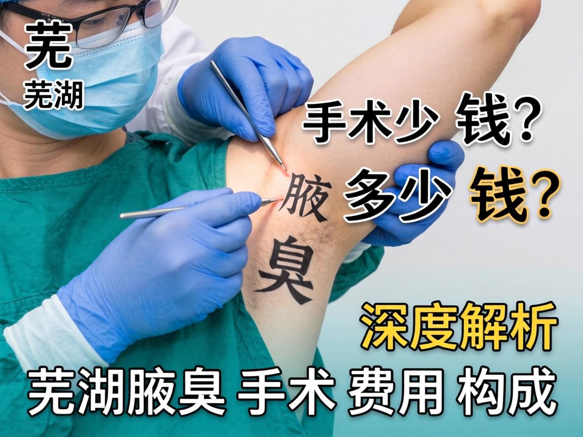 芜湖腋臭手术多少钱？深度解析芜湖腋臭手术费用构成
