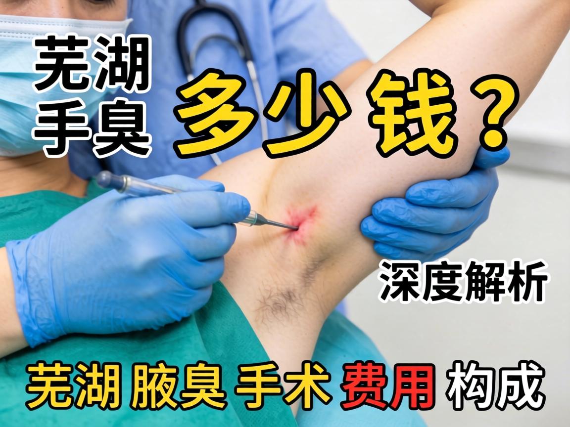 芜湖腋臭手术多少钱？深度解析芜湖腋臭手术费用构成