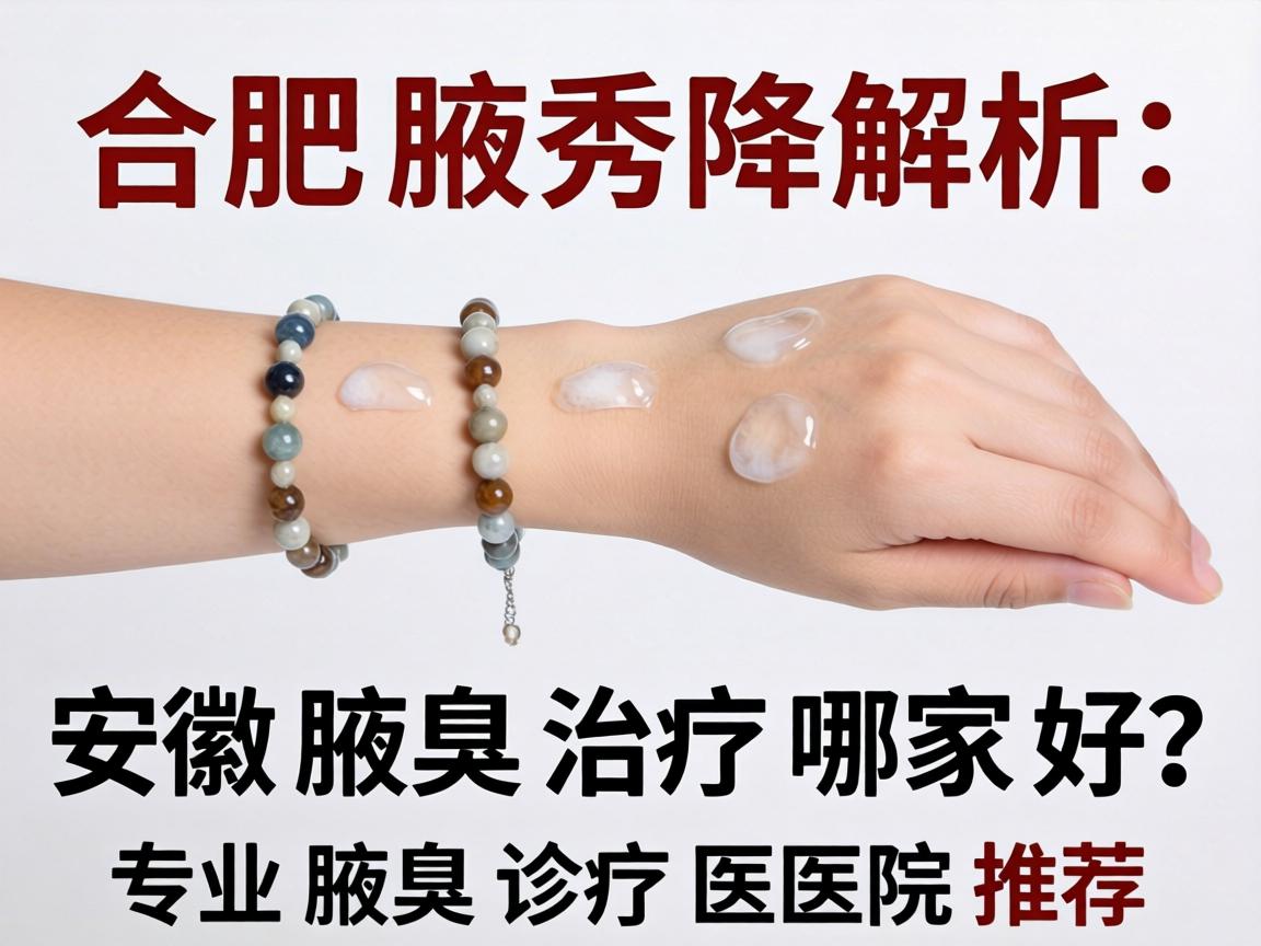 合肥腋秀解析，安徽腋臭治疗哪家好？专业腋臭诊疗医院推荐