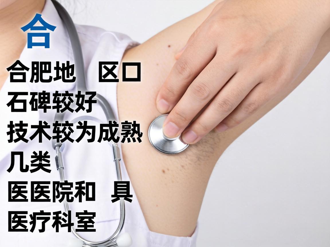 以下是合肥地区口碑较好、技术较为成熟的几类医院和具体科室