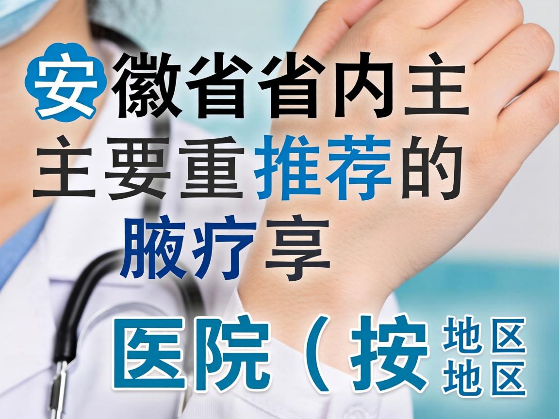 安徽省内主要推荐的医院（按地区分类）