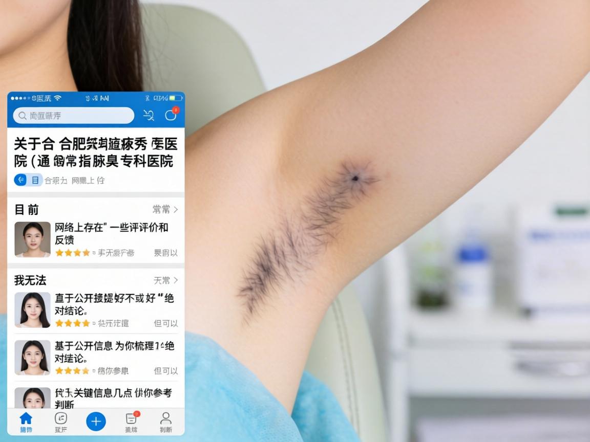 关于合肥腋秀腋臭医院（通常指腋臭专科医院）目前网络上存在一些评价和反馈，我无法直接提供好或不好的绝对结论，但可以基于公开信息为你梳理几点关键信息，供你参考判断