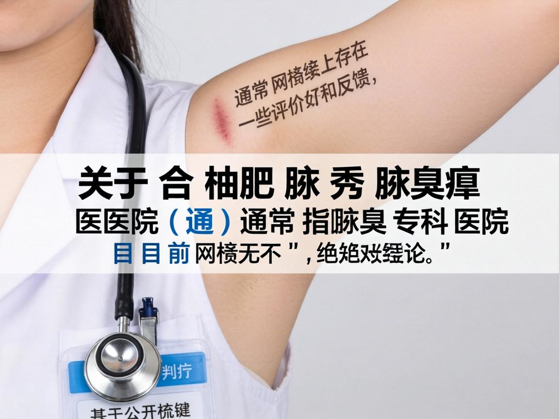 关于合肥腋秀腋臭医院（通常指腋臭专科医院）目前网络上存在一些评价和反馈，我无法直接提供好或不好的绝对结论，但可以基于公开信息为你梳理几点关键信息，供你参考判断